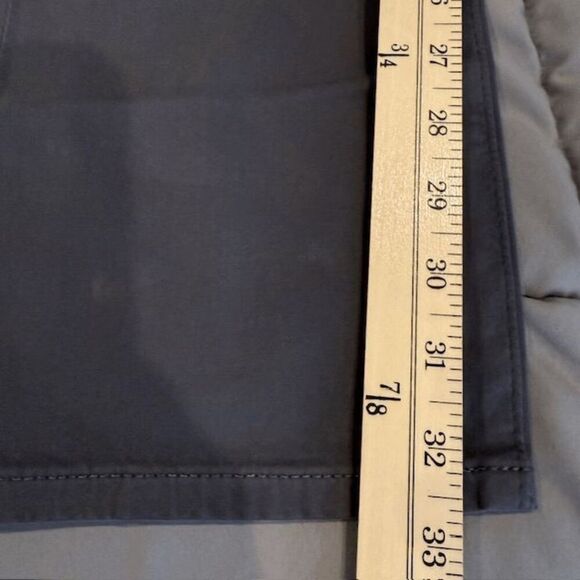 NEW! Adriano Goldschmied The Graduate Tailored Leg Pants Sueded Gray Size 28x34 - Picture 14 of 16